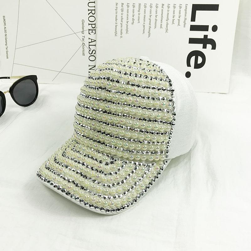 Rhinestone Fedora Jazz Hats Cowboy Hat For Women And Men Double-Sided Color Cap Red With Black Diamond Fedora