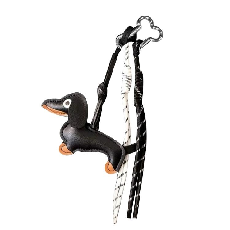 Retro Teckel Tas Decoratie Voor Liefhebbers van Huisdier Mode Tassen Accessoires Sleutelhanger Unieke Handtas Decoratie