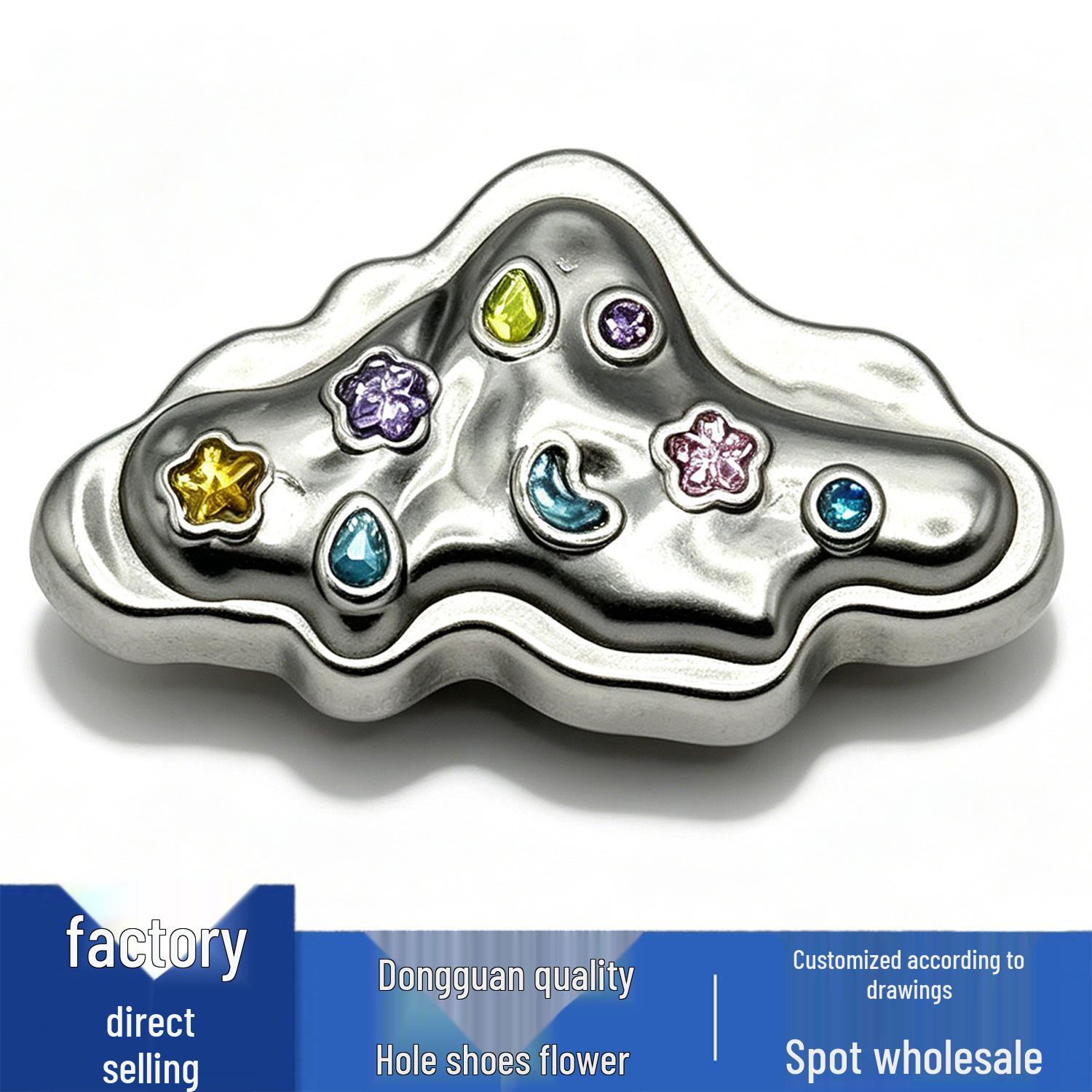 Metal Butterfly Shoe Charms: Versatile Flower Accessories for Cool Crocs