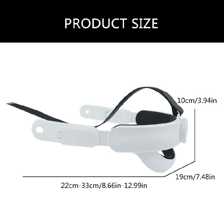 Head Straps for 3S VR Adjustable Replacement Straps Headband Enhances Support and Reduce Head Pressure