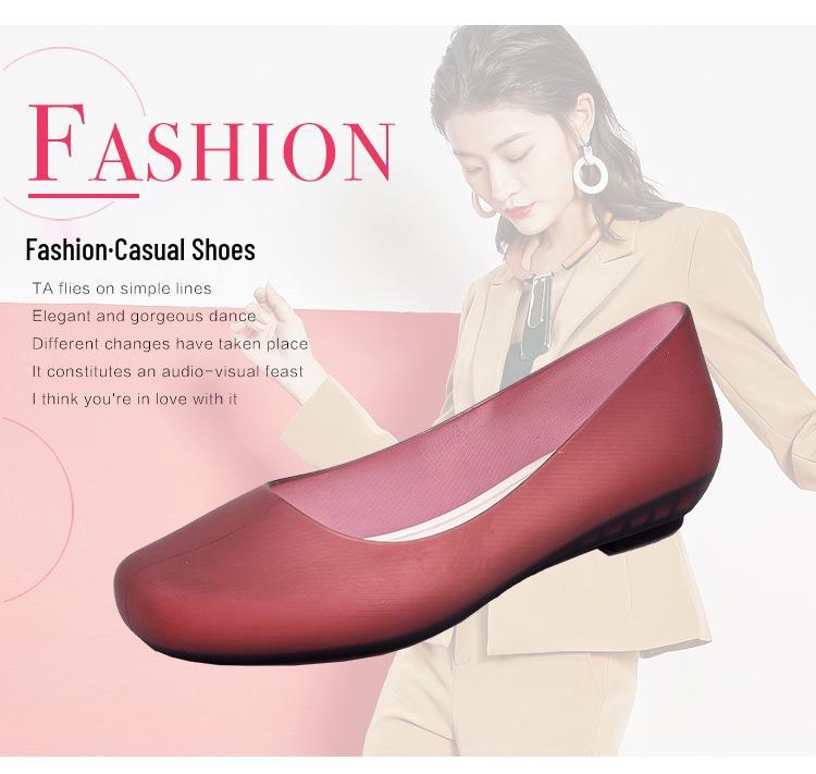 Letnie Przezroczyste Płaskie Sandały Żelowe Damskie 2024 - Lekkie, Niskie, Wodoodporne, Gumowe Buty Plażowe Outdoor