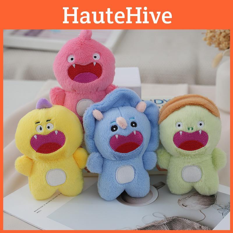 Charming Mini Rhino Plushie Cute Soft Short Plush Stuffed Animal Accessory