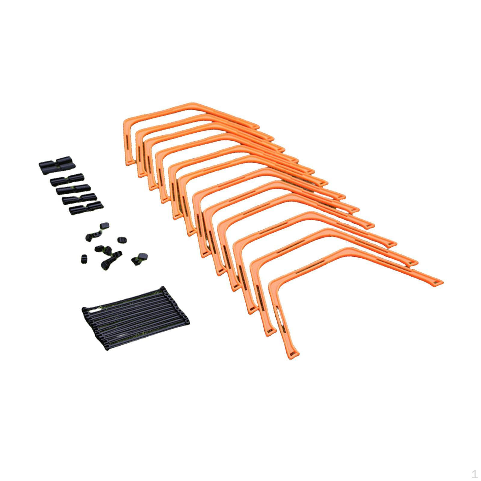 Agility Rings Foldable Balance Multifunction Speed Ladder Football Footwork Training