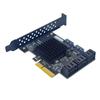 PCIe SATA Card 8 Port SATA3.0 Low Profile Bracket 6Gbps SATA3.0 PCIe Card 8-Port SATA PCIE 3.0 GEN3 4X for PC Devices