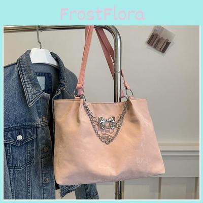 Large Capacity Chic Women's Bag 2024 New Chain Casual Butterfly Shoulder Tote Bag