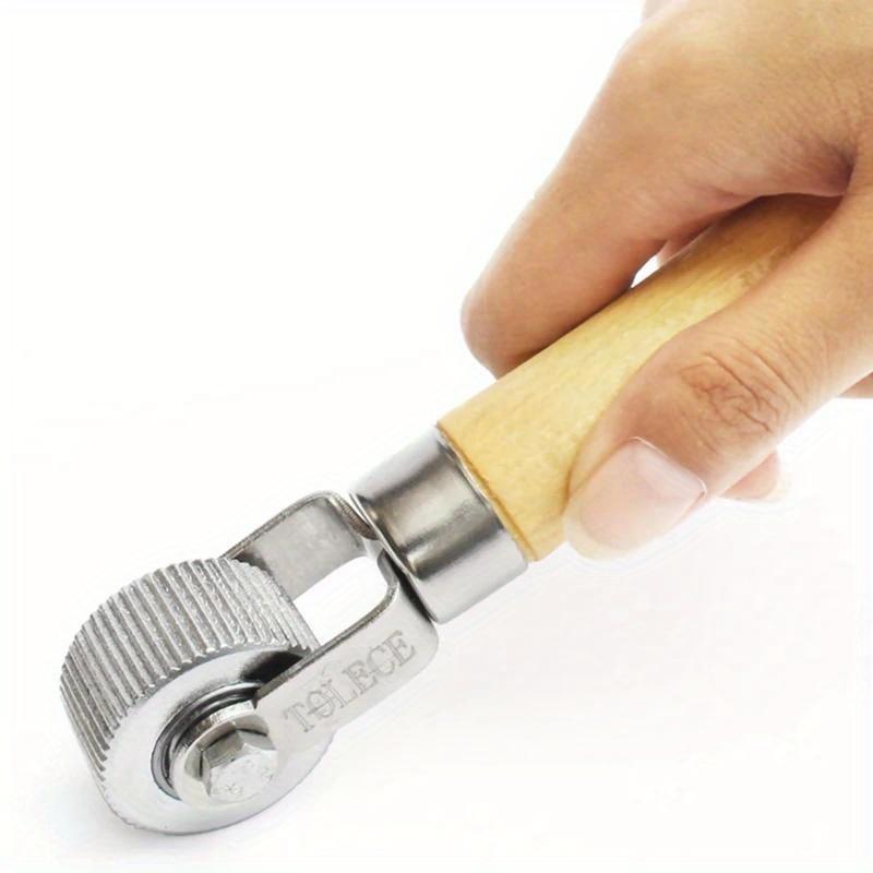 Car Tire Repair Kit Roller Auto Patch Roller Motorcycle Wheel Repair With Wooden Handle Tire Repairing Tool For Cars Accessories