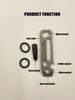 EDC Pocket Survival Tool Camping Screwdriver Bottle opener Wrench Key Chain Outdoor Tools Portable multi-function tool