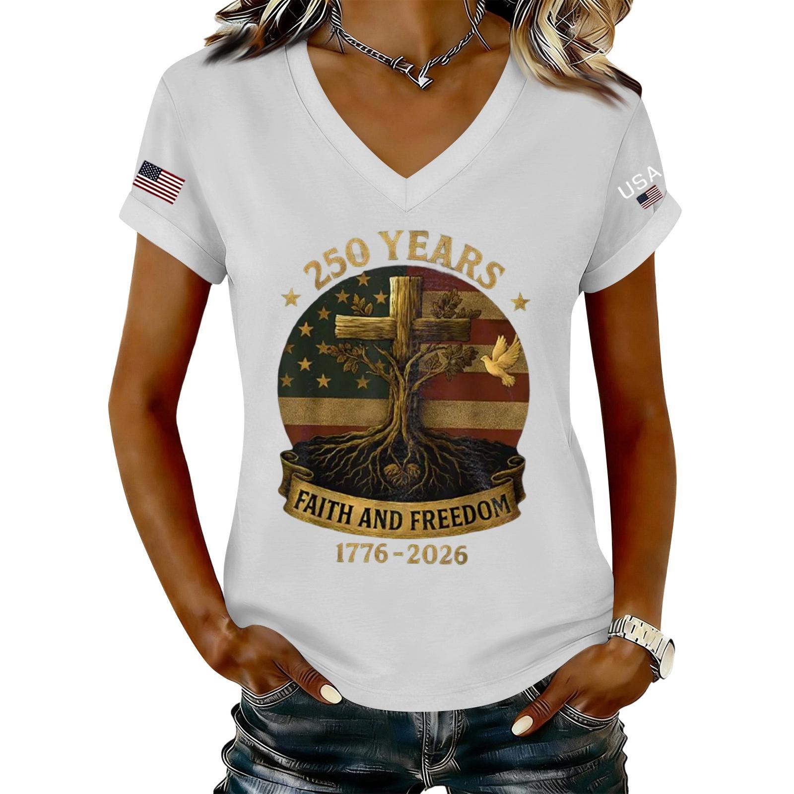 

Short Sleeve Blouses for Women Womens Short Sleeve Blouses Womens Short Sleeve Shirts Women Short Sleeve Tops USA Flag Print V Neck Top XXL белый