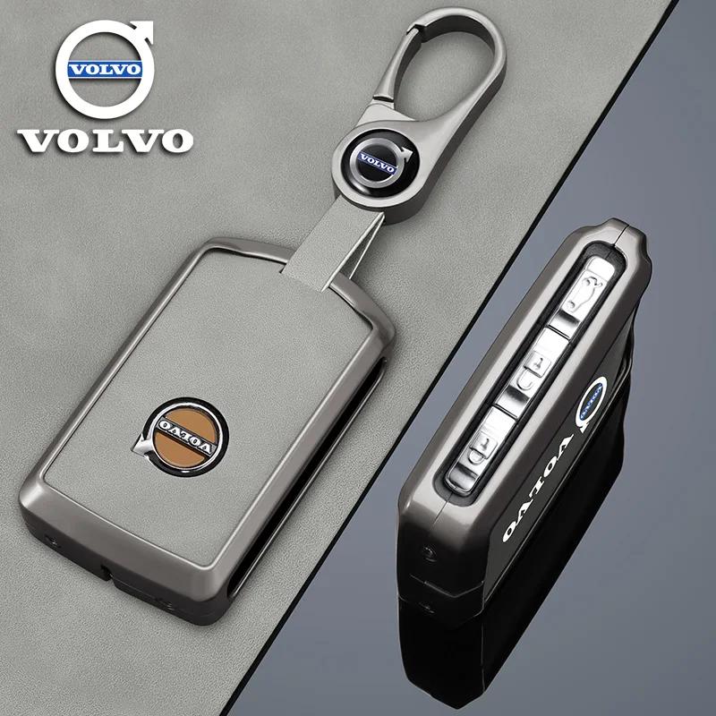 mlphz1 Zinc Alloy Car Key Case Shell Cover Holder Protection For Volvo XC40 XC60 S90 XC90 V90 2017 2018 T5 T6 T8 Polestar 1 2 Accessory