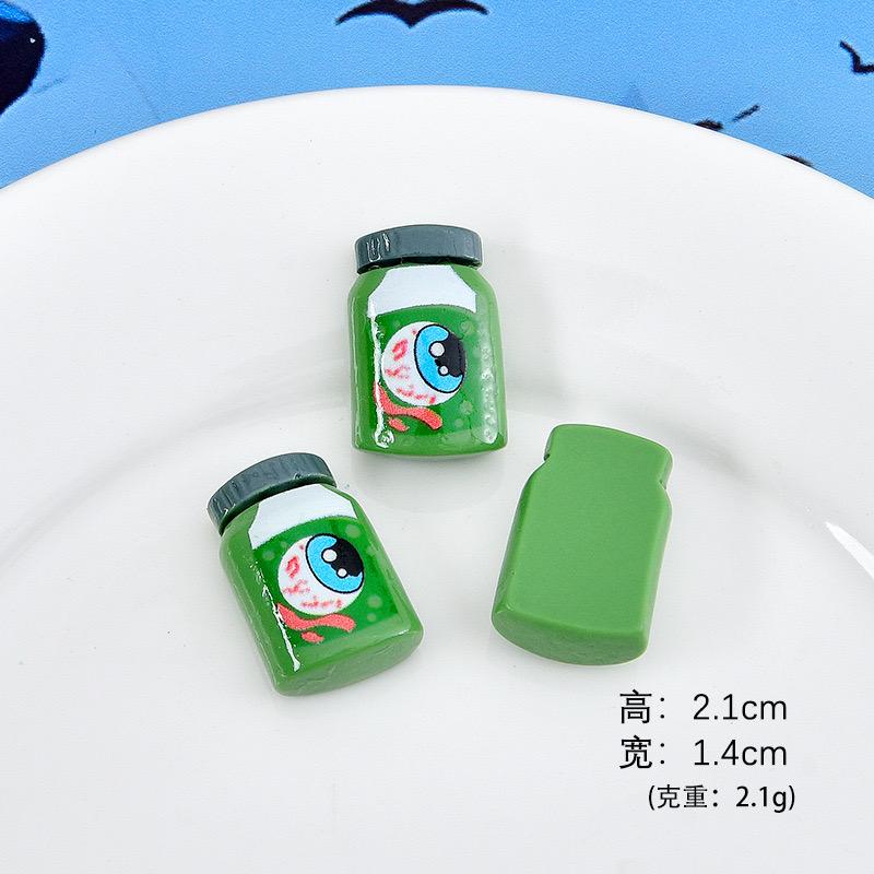 10Pcs New Cute Resin Cartoon Halloween  Series Flat Back Scrapbooking DIY Jewelry Craft Decoration Accessories