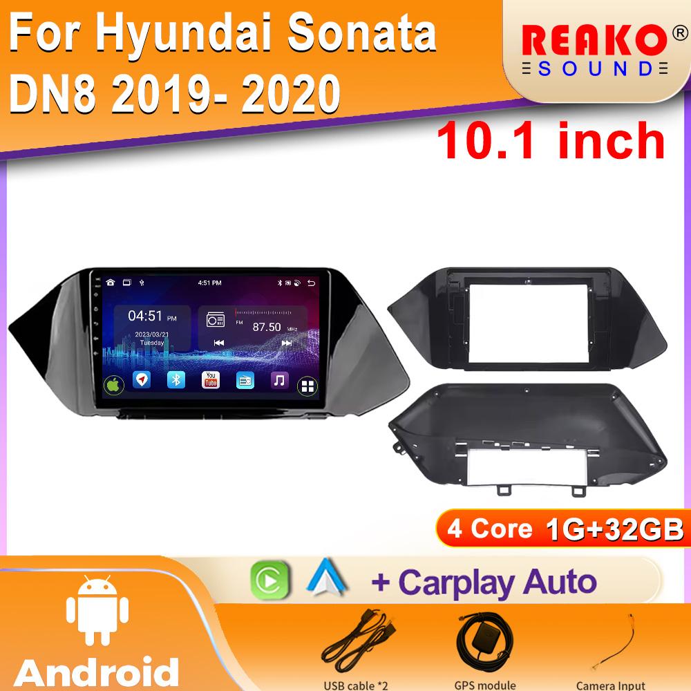 Android  Car Radio For Hyundai Sonata DN8 2019- 2020 Video Multimedia Bluetooth Player Navigation Carplay 5G Wifi GPS Stereo
