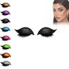 2 Pairs Reusable Lazy Eyeshadow Eyelash Patch Quick Makeup Waterproof Eyeliner Sticker  Girl