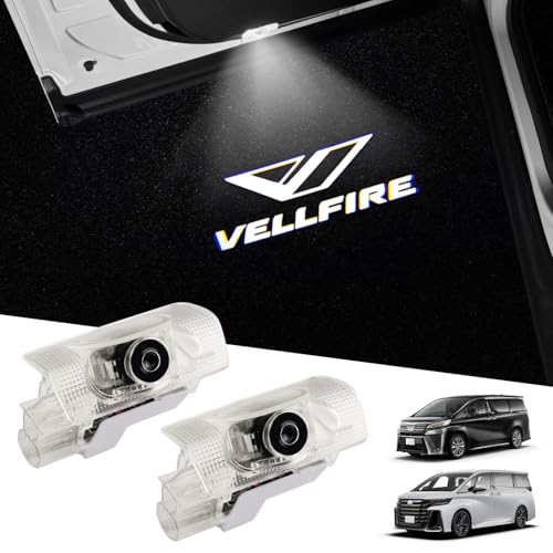 

Jiooy Toyota New Vellfire 40 Series 30 Series Door Welcome Light Courtesy Lamp LED Courtesy Light with Laser Logo Exclusive Design Genuine Replac