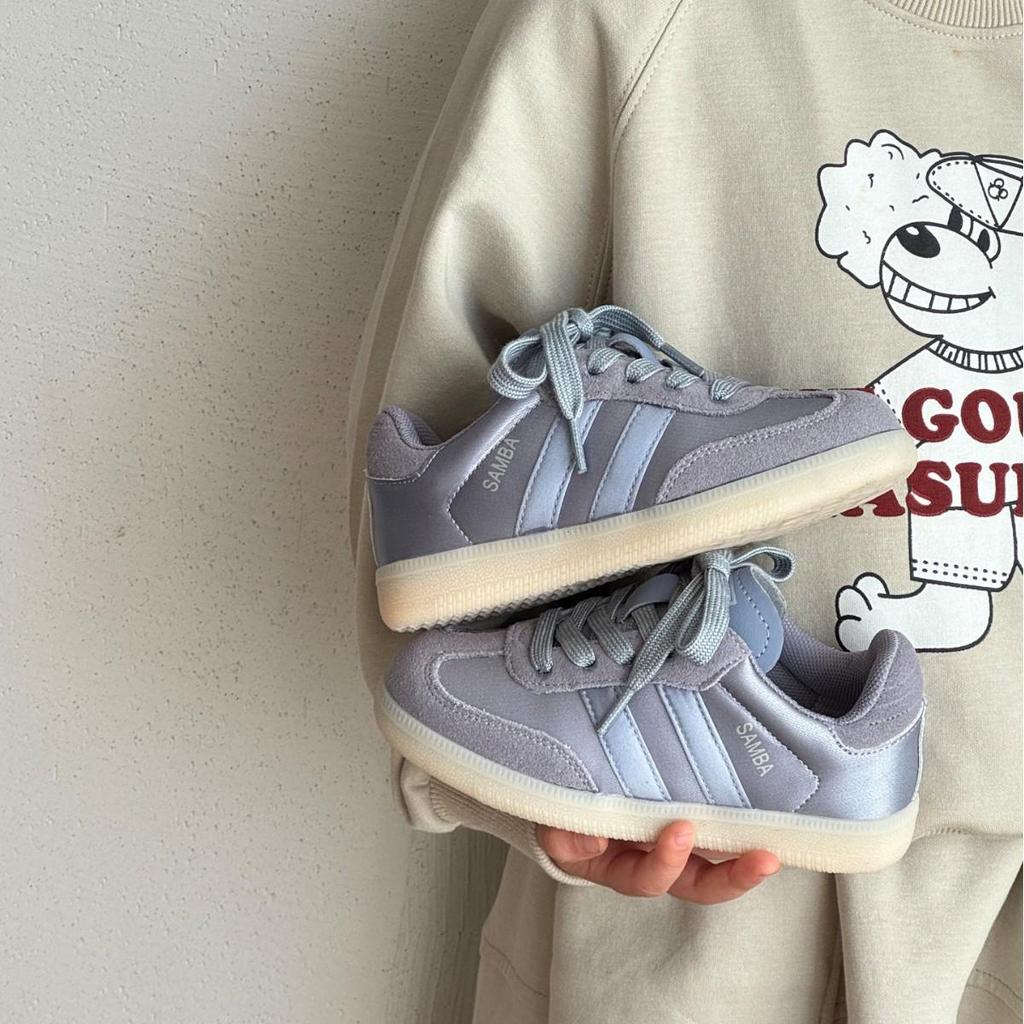 Kids' Korean Style Lightweight German Training Shoes – Spring 2025 New Arrivals, Unisex Low-Top Soft Sports Shoes.