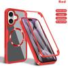 Anti-scratch Touch Screen Case 360 Protector Film Case for iPhone 16 15 14 13 12 11 Pro Max Plus TPU Ultra Thin Magnetic Magsafe
