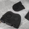 Black Powder Distributor Mat Anti-Skid Tamping Station Espresso Coffee Tamper Mat  Home Cafe
