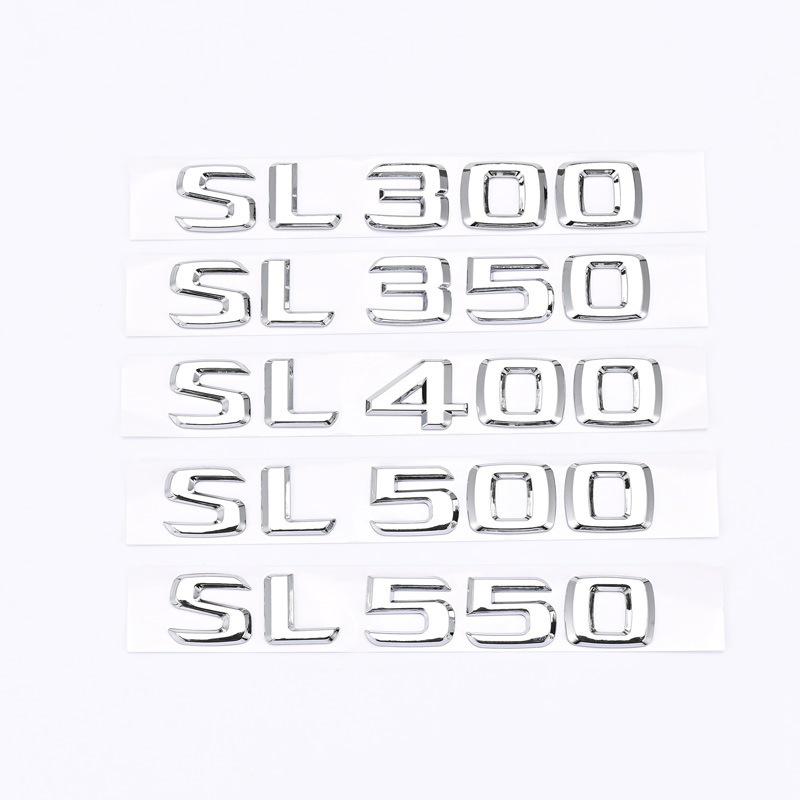 Compatible with Older Mercedes-Benz Models: SL300, SL350, SL400, SL500, SL550 - Rear Tail Logo Modification