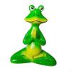 Animal Yoga Frogs Figurine Sculpture Decor Waterproof Versatile Fine Workmanship Decorative