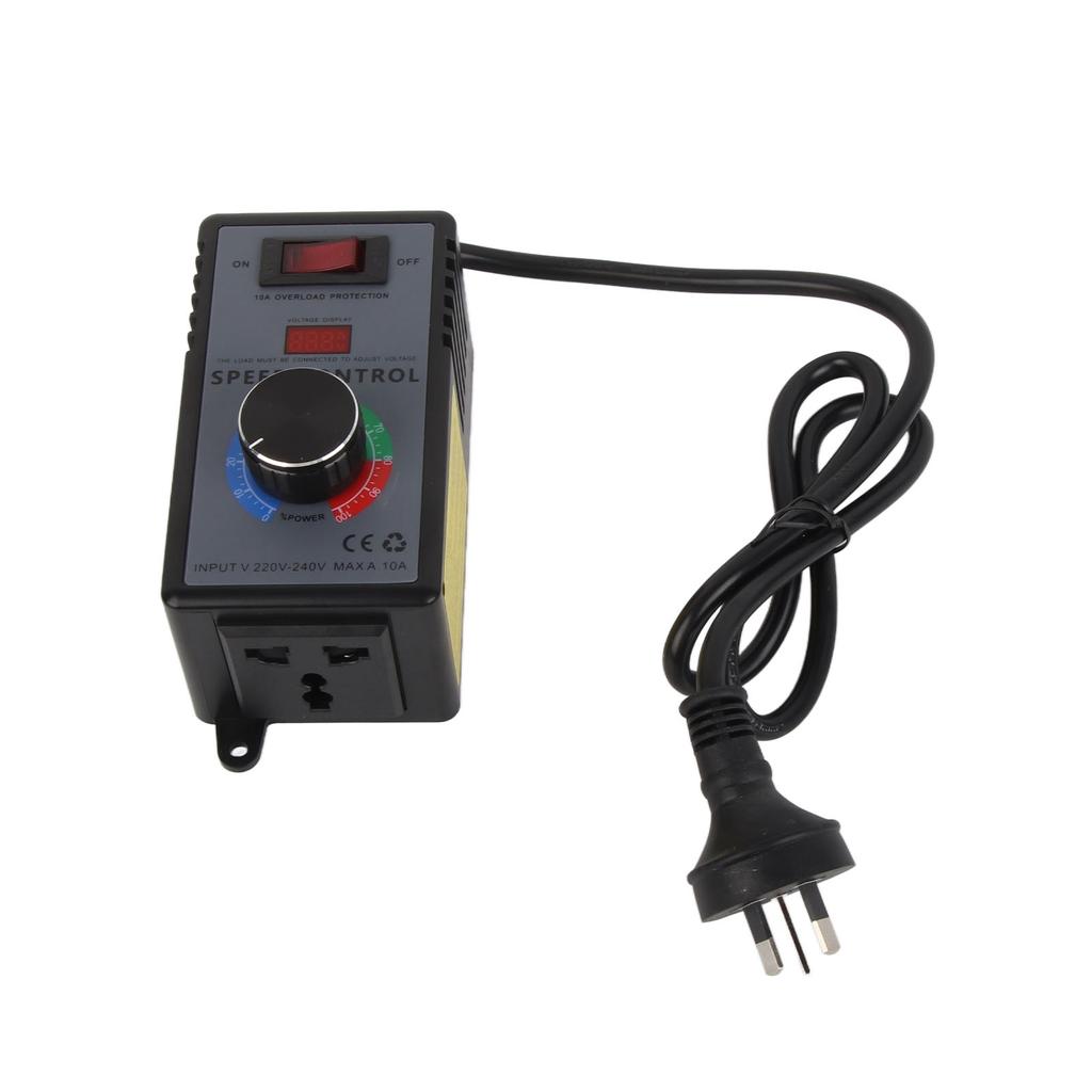 Motor Speed Controller 0? Output Variable Fan Speed Regulator with Overload Protection