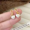 New 925 Sterling Silver Heart Earrings Personality Charm Red Love Simple Style Women Earrings Birthday Gift Exquisite Jewelry