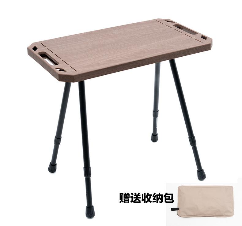 Outdoor Folding Camping Table Adjustable Height Beach Table Aluminium Alloy Tactical Table for Indoor Picnic   Hiking