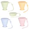 Portable Silicone Collapsible Travel Cup - Food Grade, Versatile for Outdoor Use: Water, Mouthwash, Coffee