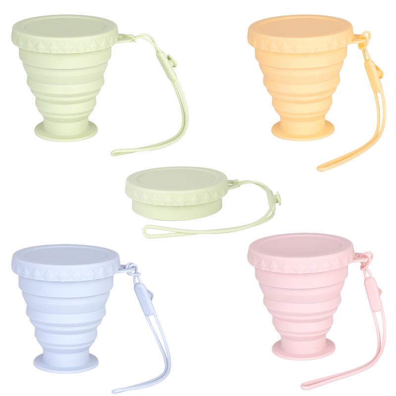 Portable Silicone Collapsible Travel Cup - Food Grade, Versatile for Outdoor Use: Water, Mouthwash, Coffee