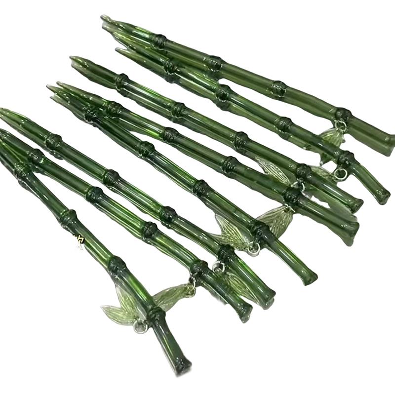 

.1Pc New Green Resin Bamboo Leaf Hair Stick For Women Girls Vintage Acrylic Chopstick Hairpin Hair Accessories