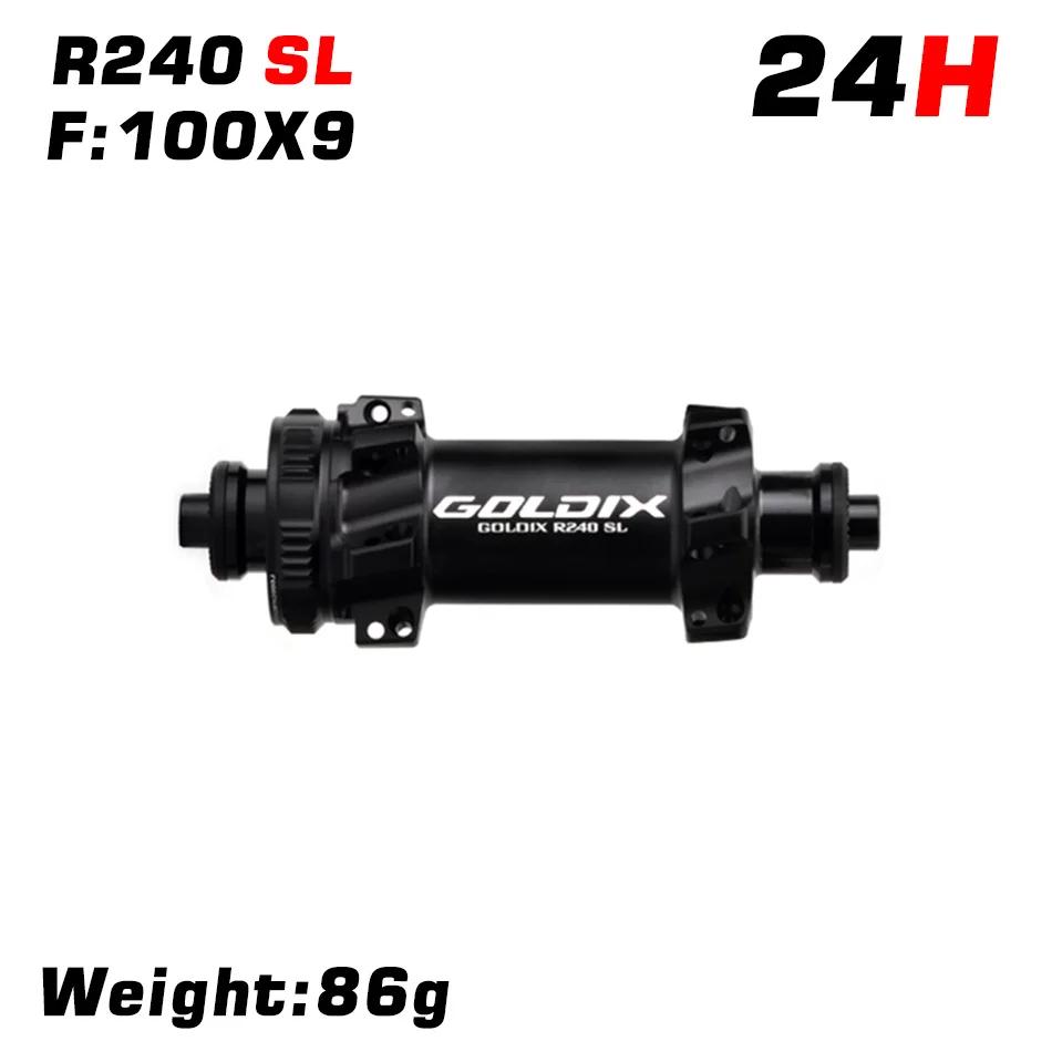 GOLDIX 240sl Road Hub Ccentral Locking Disc 24 Hole New Ratchet 60T Straight Hub Gravel Bicycle for Shimano11 Speed SRAM