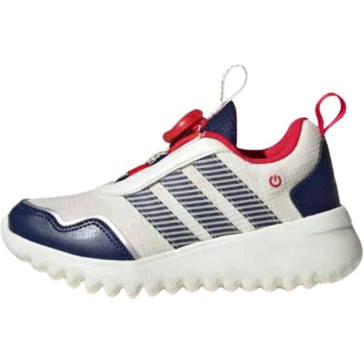 Adidas Activeflex 4.0 Boa Trendy Sports Non-Slip Durable Low-Top Casual Shoes Kids Casual Shoes Han-Jade-White Deep-Blue Gem-Red JS3090