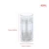 40/75ml Leere Klare Deodorantflaschen Dreh-Stick-Tube Rundboden Füll-Stick Deodorantbehälter