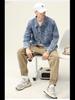 Men's Korean Style Denim Jacket - Trendy Spring/Autumn Casual Top for Teenagers and Students.