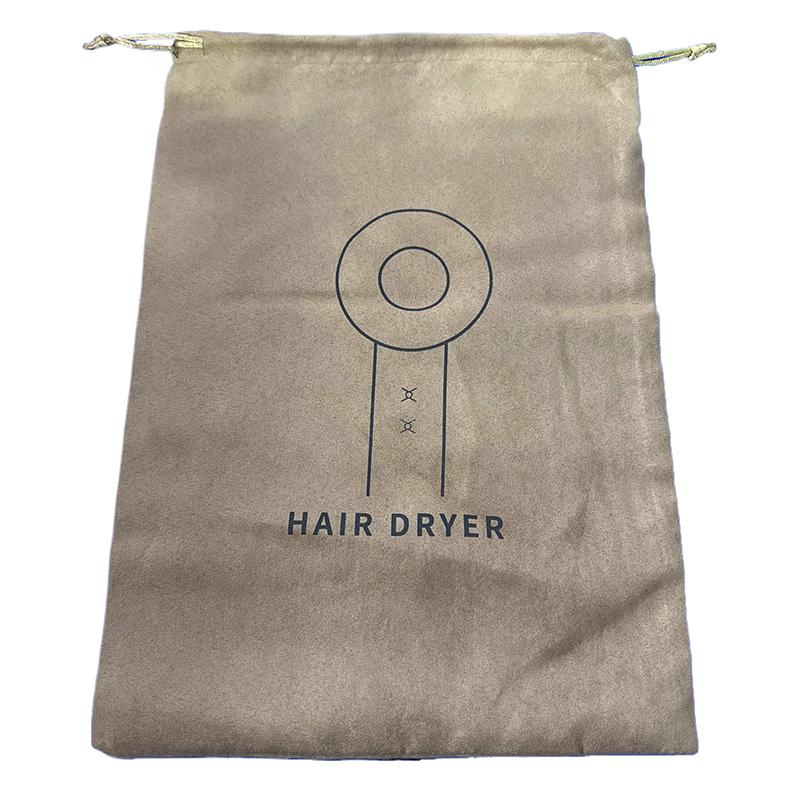 M-Hair Dryer Dustproof Bag Drawstring Pocket Travel Portable Cosmetic Storage Pouch Hair Styling Tool Organizer Flannelette Bags