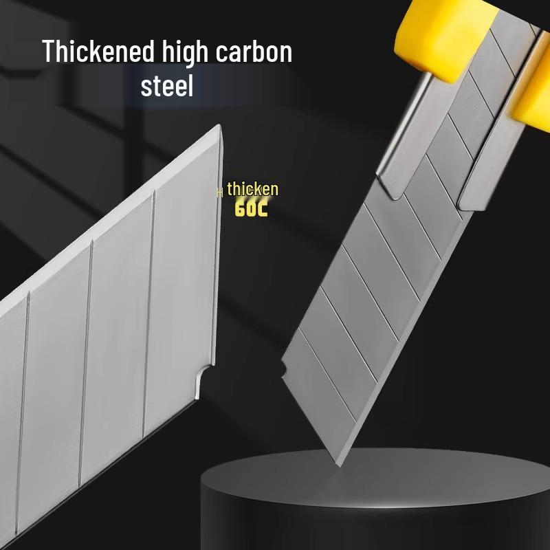 Heavy-Duty Stainless Steel Utility Knife Blade for Wallpaper Cutting