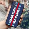 Martini Racing Horizontal Stripe Phone Case For Samsung Galaxy S24 S23 S26 S22 S25 S20 A16 S21 Ultra Fe Plus A54 A24 A53 Coque