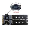 Cablecc SFF-8643 To U2 Kit NGFF M-Key To HD Mini SAS NVME PCIe SSD SATA Adapter for Motherboard