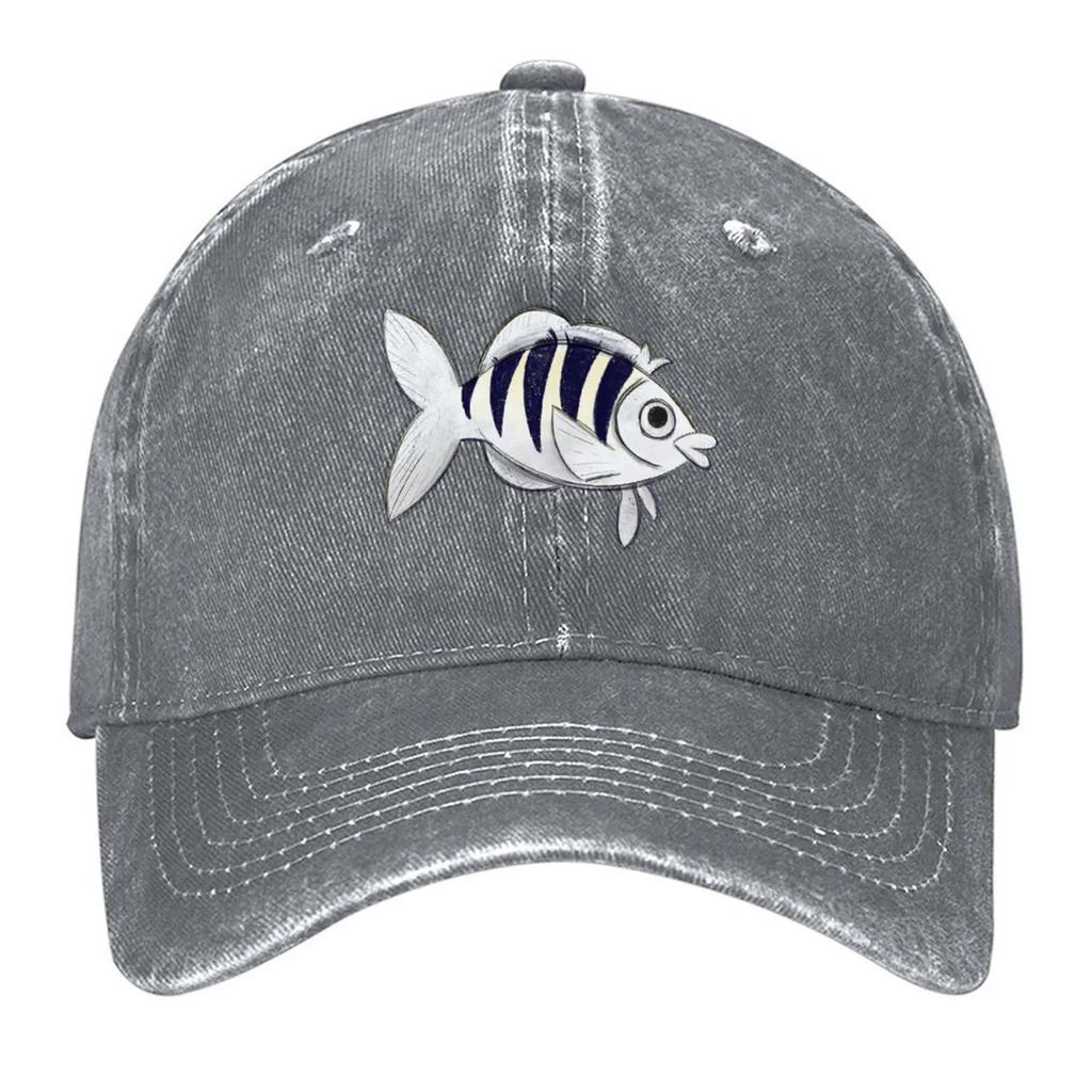 Creepy Fish Baseball Cap Christmas Hat Fashion Beach Hat Beach Custom Cap Women Hats Mens