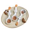 Long-Handled Ceramic Soup and Dessert Spoon Set: Cute, High-Value Spoons for Ice Cream and Coffee.