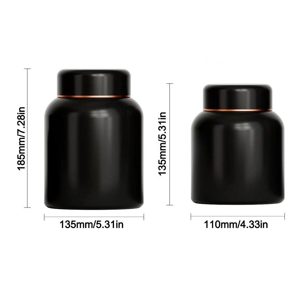 Stainless Steel Tea Tin Large Capacity Sealed Tea Can Portable Tea Jar for Home&Travel