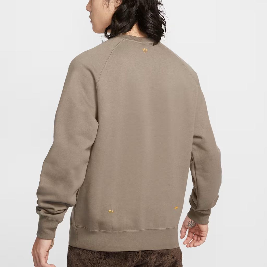 Nike X Nocta Collaboration FW25 CS Crew FLC Round Neck Pullover Letter Long Sleeve Sweatshirt Unisex sweatshirt FN8161-042