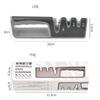 Professional Knife Sharpener Quick Edge Sharpening 3 in-1Fine & Coarse Grinding Kitchen Knife Scissor Sharpener Kitchen Supplies