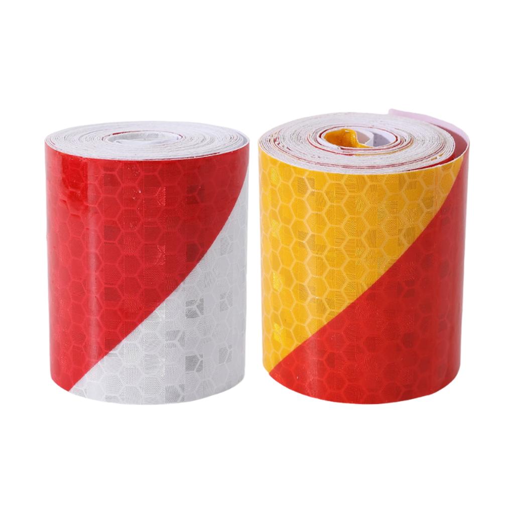 5cm*3m Reflective Tape Roll Car Warning Sticker Self Adhesive High Visibility Safety Decal for Truck Trailer Motorcycle Bicycle