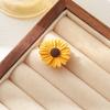 2pcs Mini Floral Rose Cufflinks Vintage Elegant Sunflower Sleeve Button Exquisite Button Cover Clip Blouses Shirt Accessories
