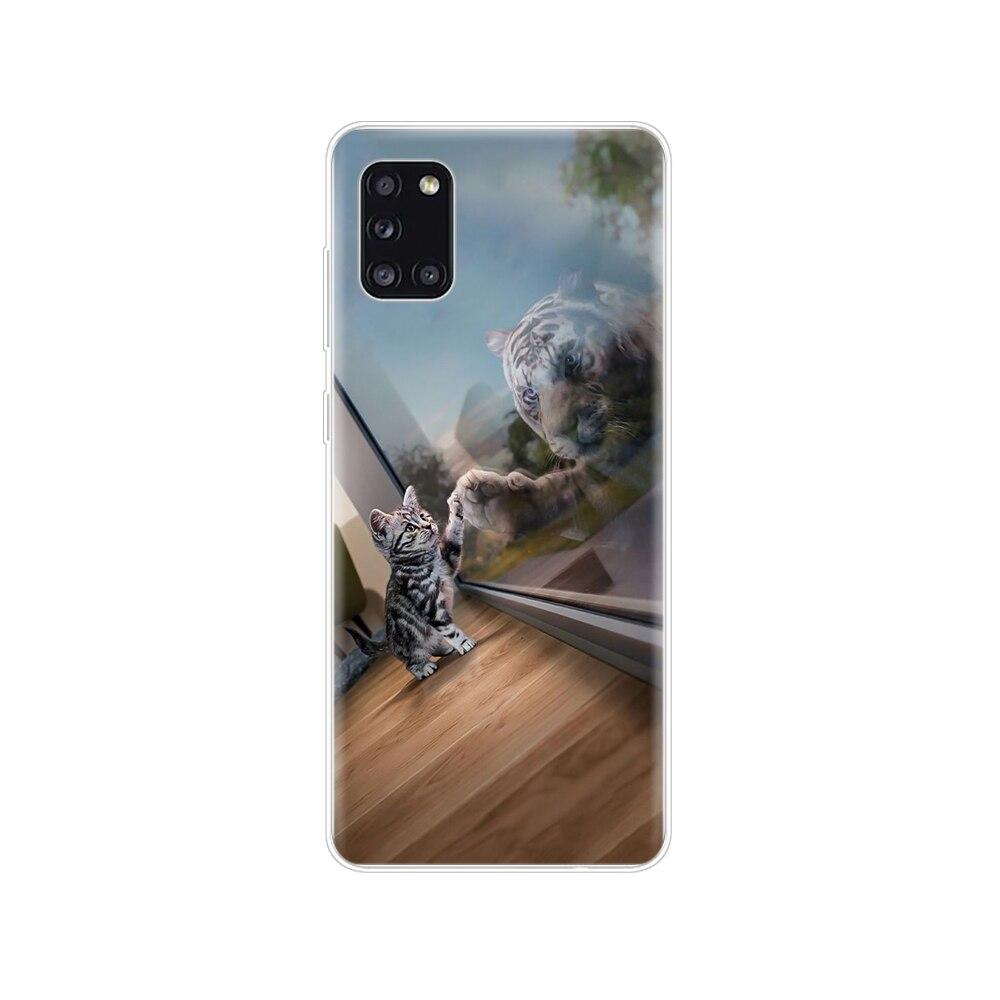 Fall Für Samsung Galaxy A31 Fall Für Samsung A31 EINE 31 SM-A315F 6.4"; Telefon Abdeckung Silikon Weiche TPU Coque Stoßstange Volle Schutzhülle