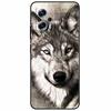 For Xiaomi Poco X4 GT Case 6.6'' Cat Wolf TPU Silicone Soft Coque Fundas for Poco X4 GT 5G Cover Black Edge Lovely PocoX4 X 4 GT