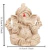 Sandstone Ganesha Statue Hand Carved Elephant God Sculpture Indian Divine Blessing Decor Yoga Meditation Altar Centerpiece