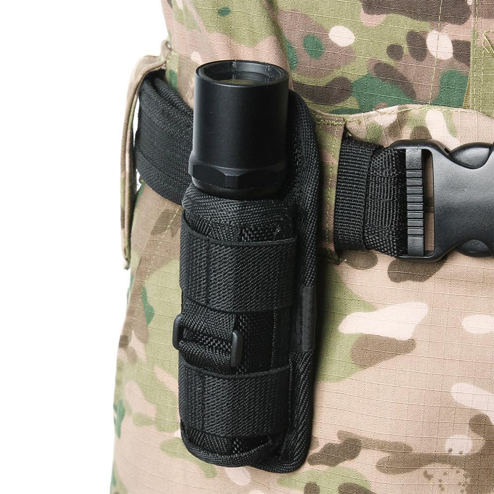360 Degrees Rotatable Nylon Flashlight Torch Pouch Holder Bag Accessory for Hunting401#