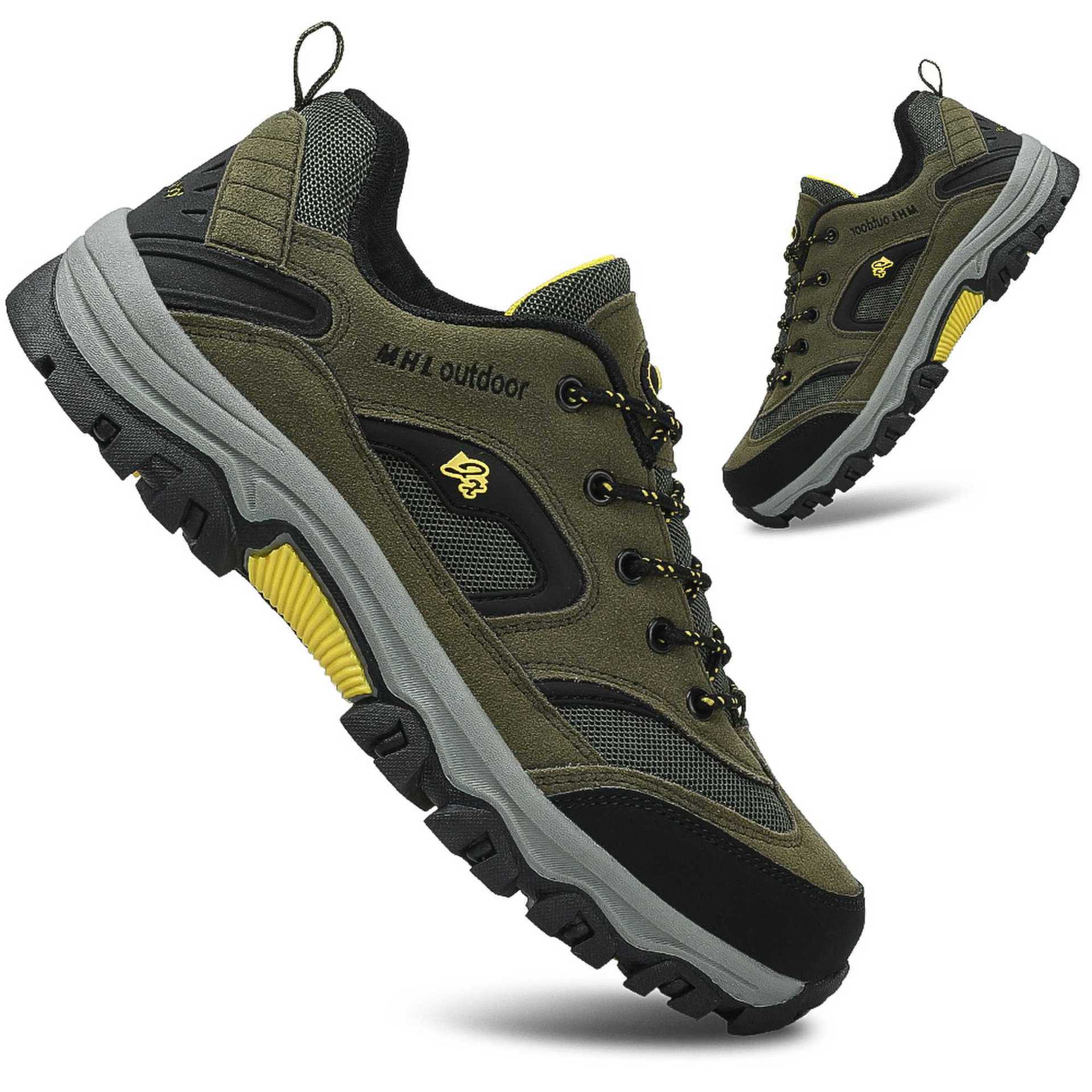 

Обувь для походов Зимняя обувь для активного отдыха на открытом воздухе Обувь для походов Мужская нескользящая износостойкая обувь для походов 47 зелёный