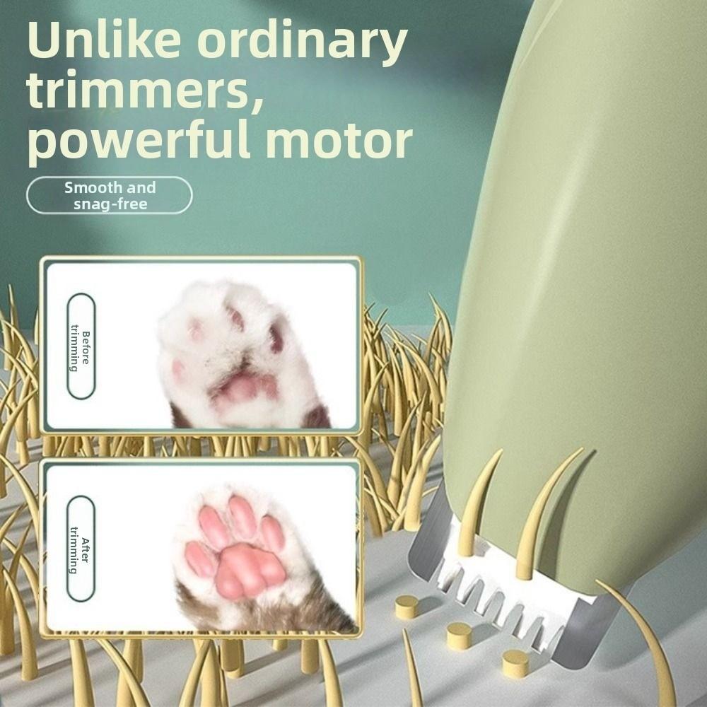Portable Pet Electric Hair Trimmer Cordless Pet Foot Trimmer Pet Paw Hair Clipper  Dog Accessories
