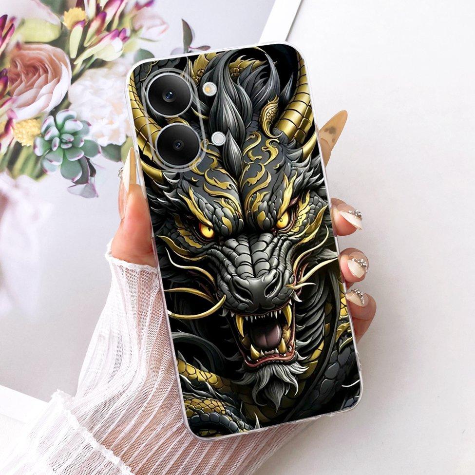 Case For Xiaomi Poco X8 Pro Max Cover Transparent Fashion Butterfly Cute Cat Cool Painted Soft Phone Casing 2602BPC18G